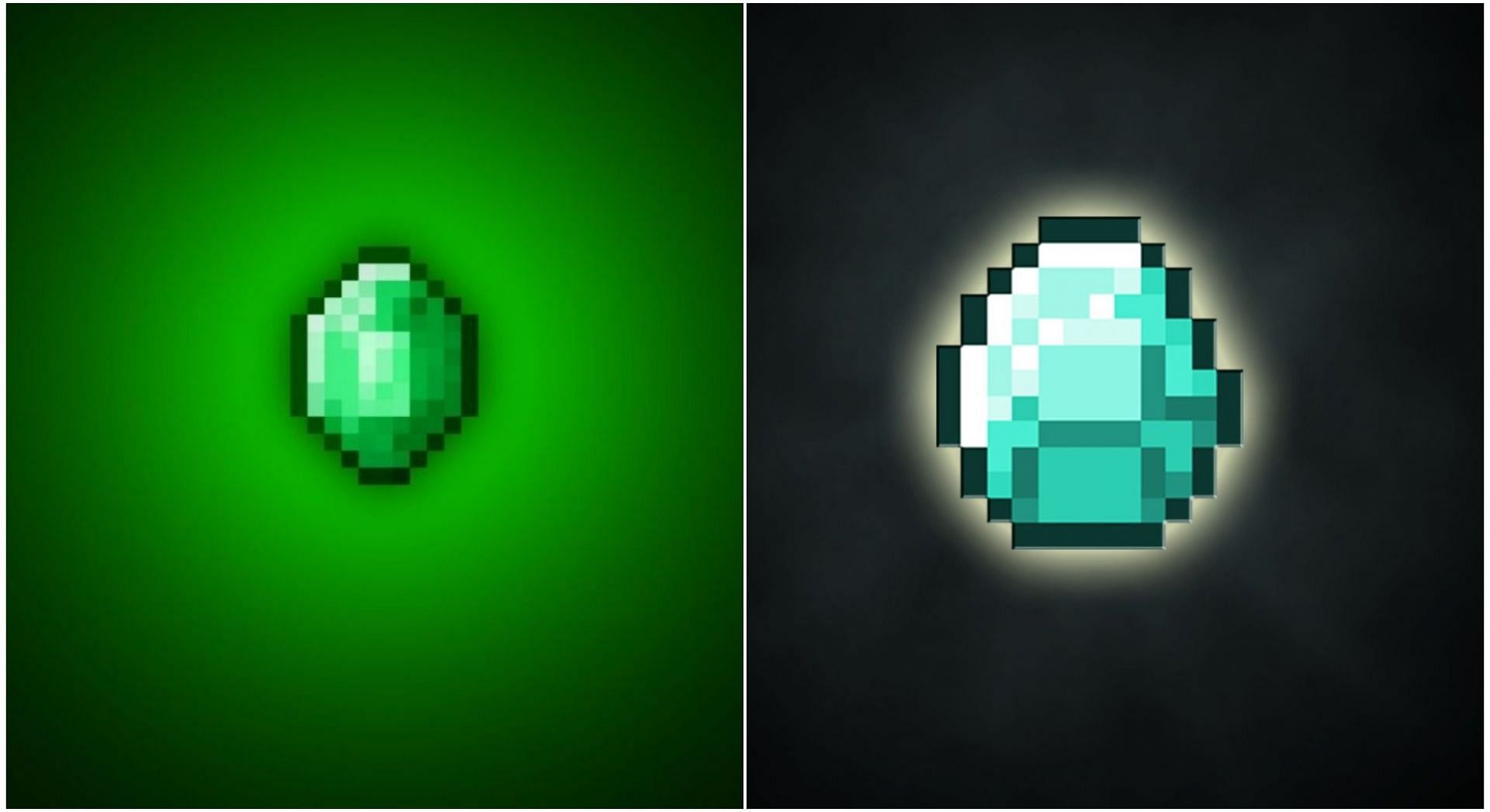 minecraft emerald Wallpapers