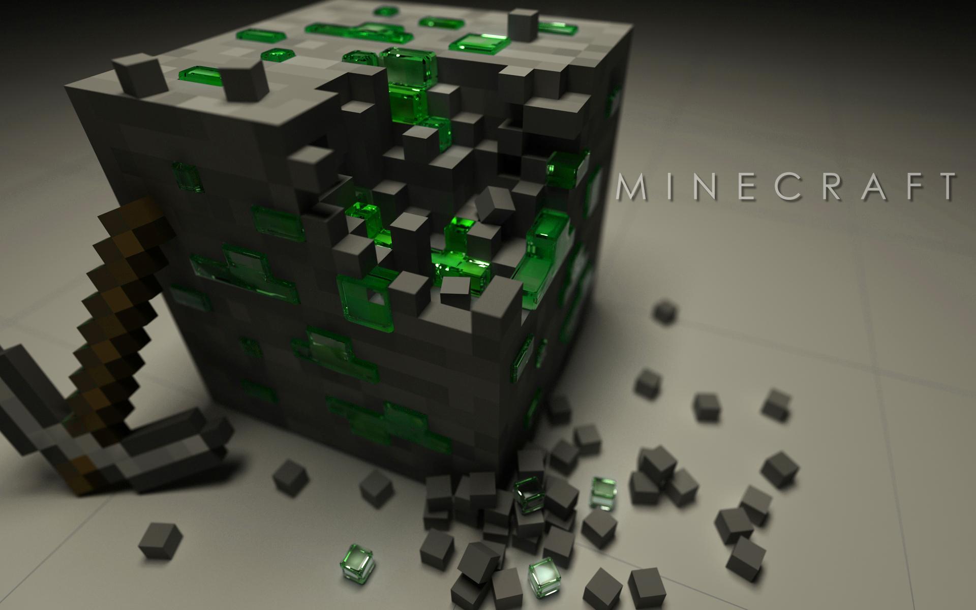 minecraft emerald Wallpapers
