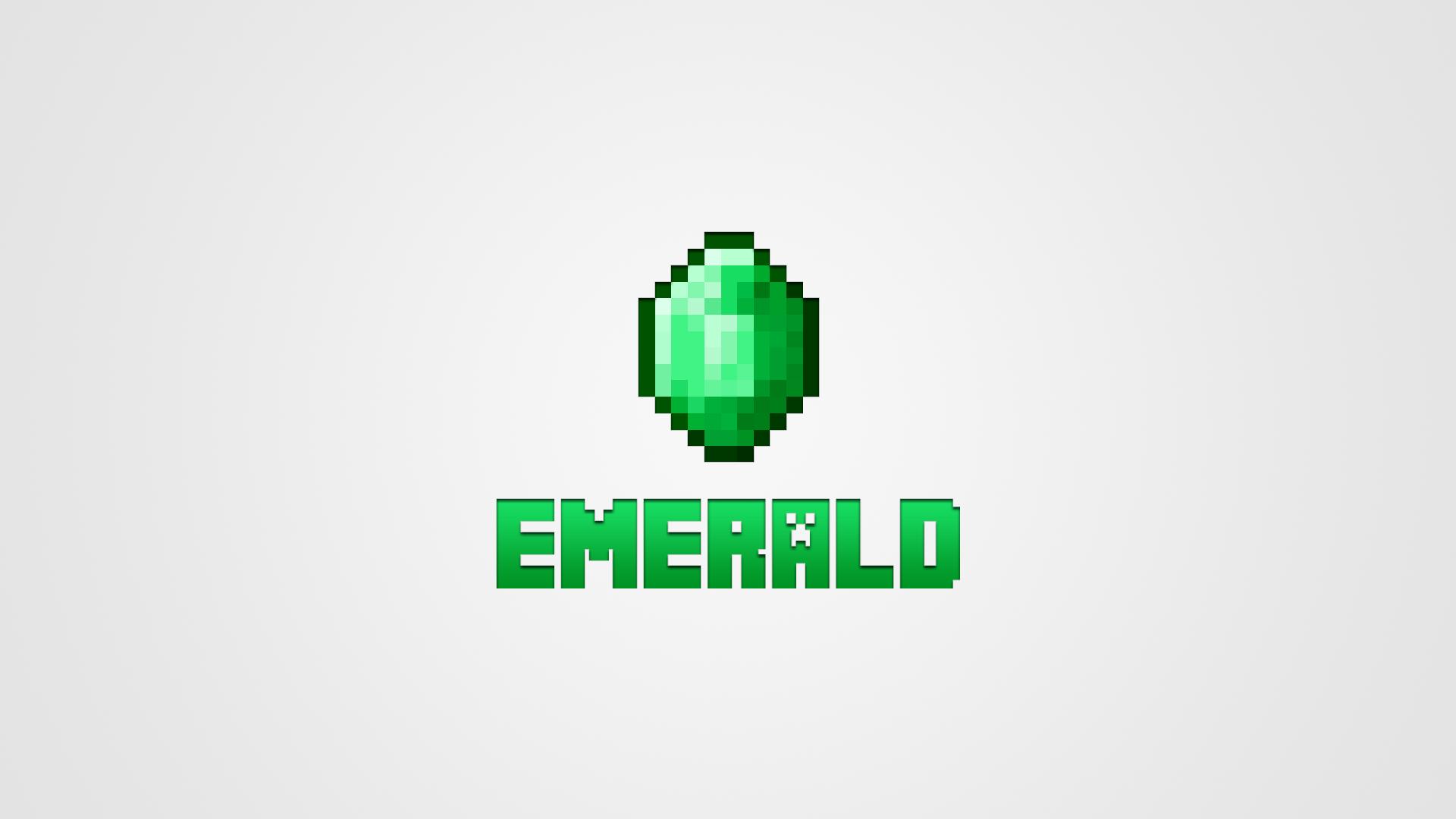 minecraft emerald Wallpapers