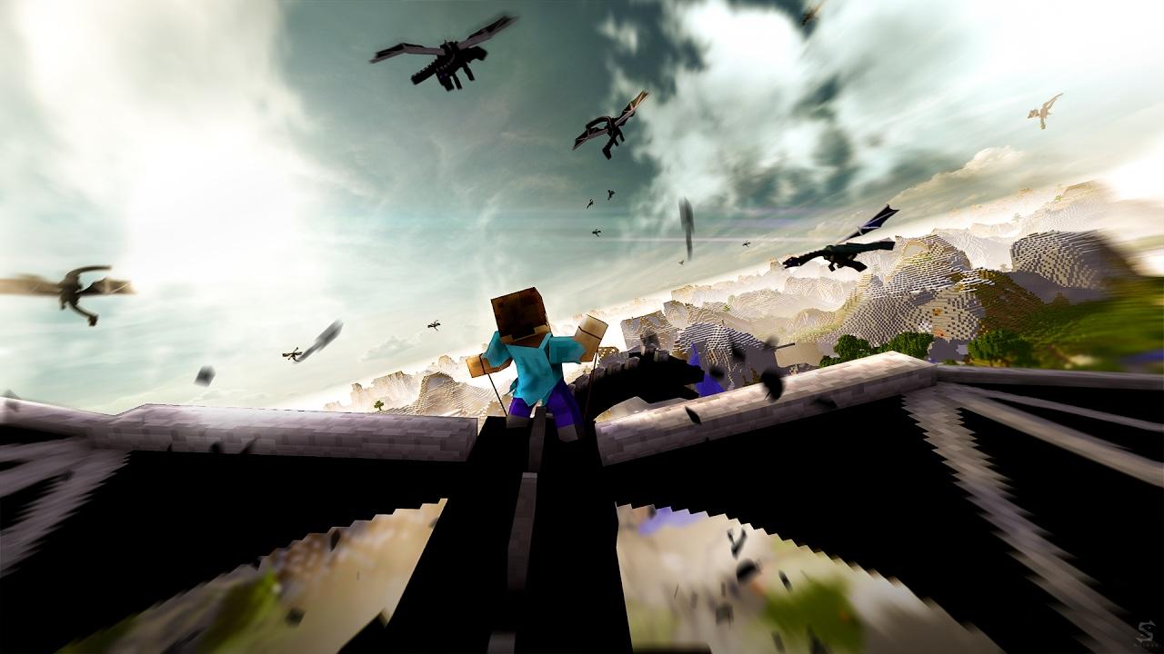 minecraft ender dragon Wallpapers