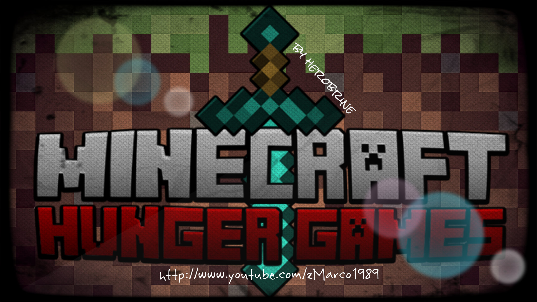 Minecraft Hunger games фон.