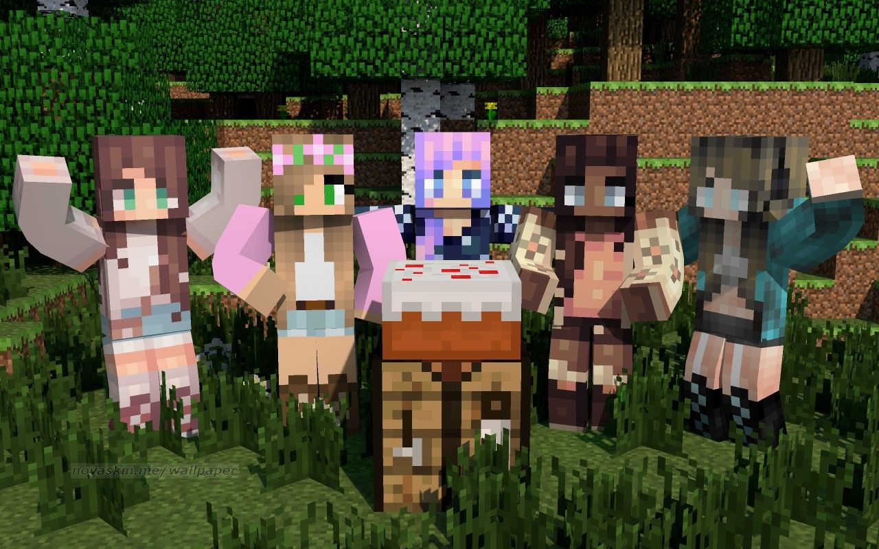 minecraft girl skins wallpapers Wallpapers