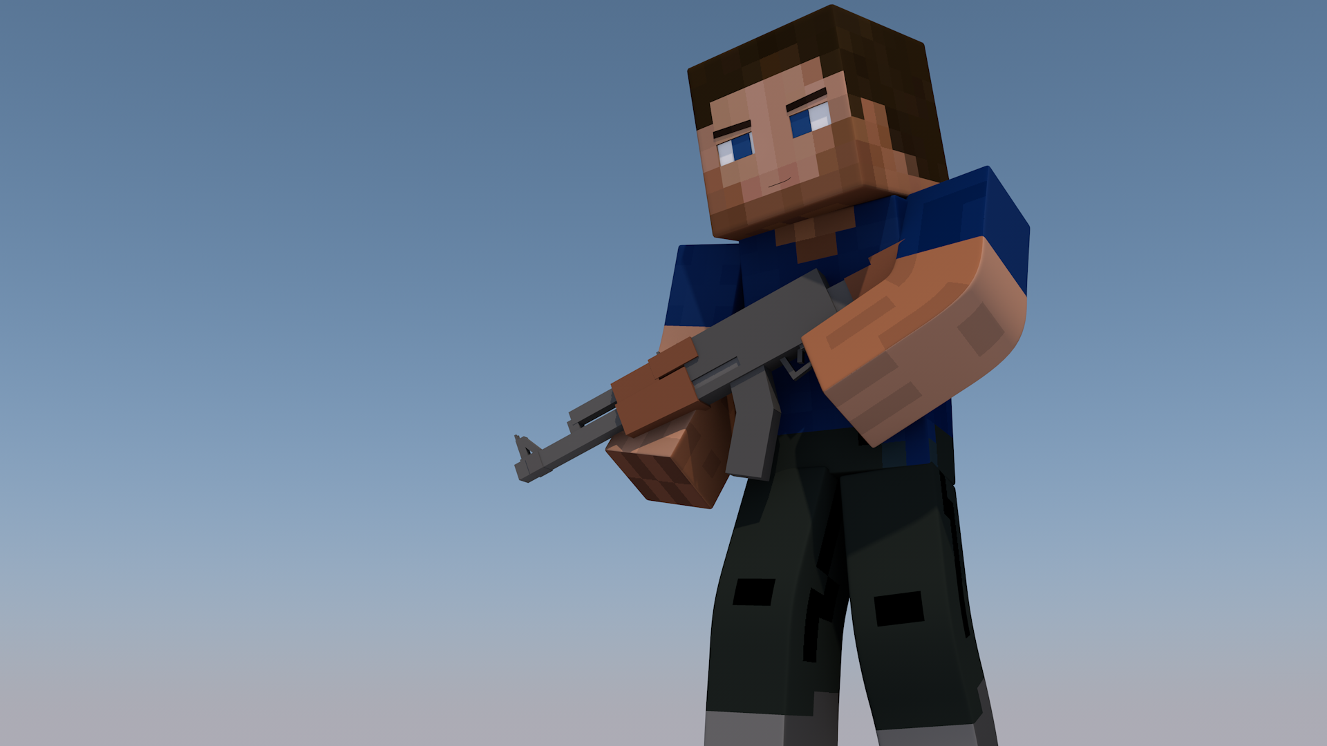 minecraft gun wallpapers Wallpapers