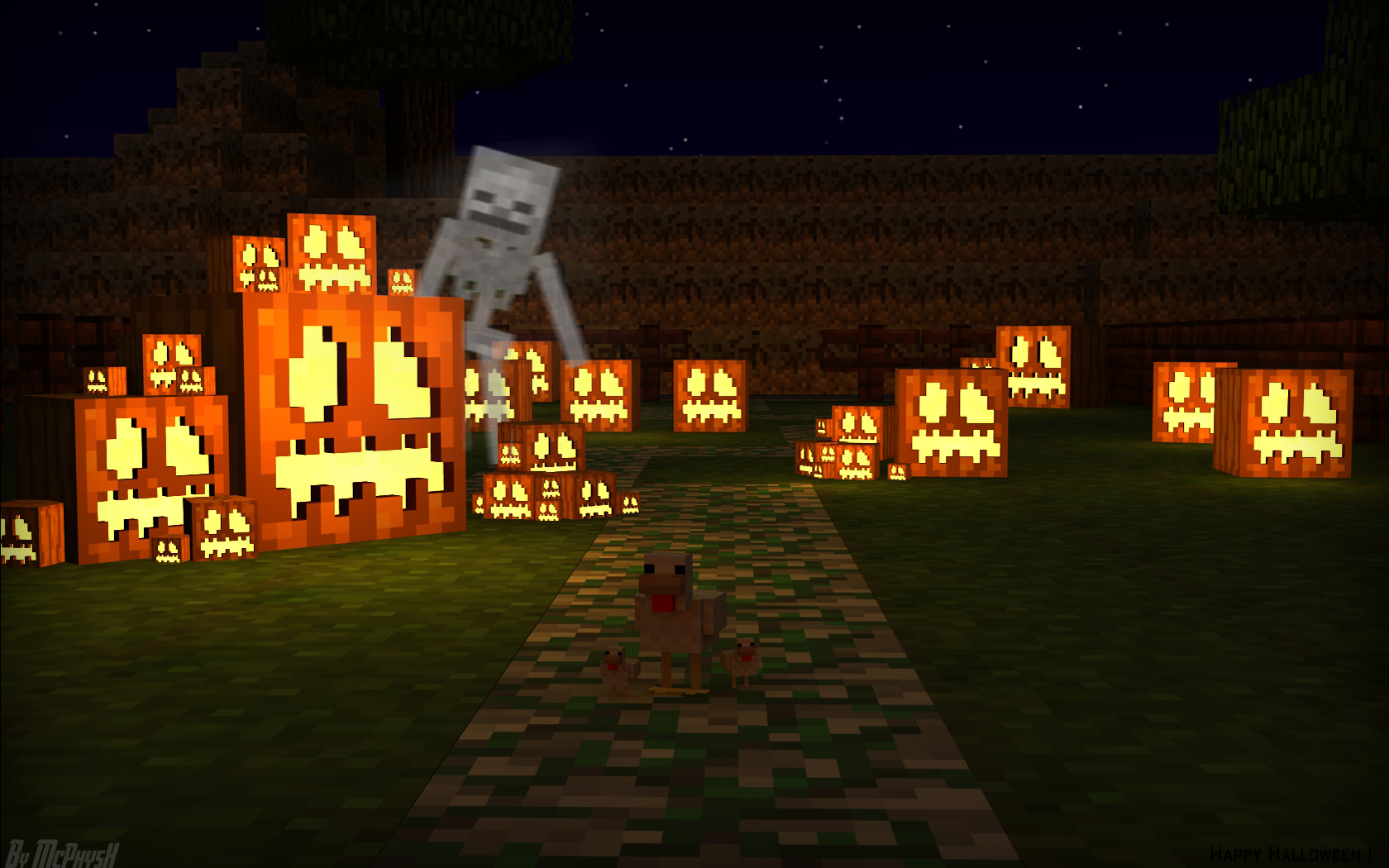 minecraft halloween wallpapers Wallpapers