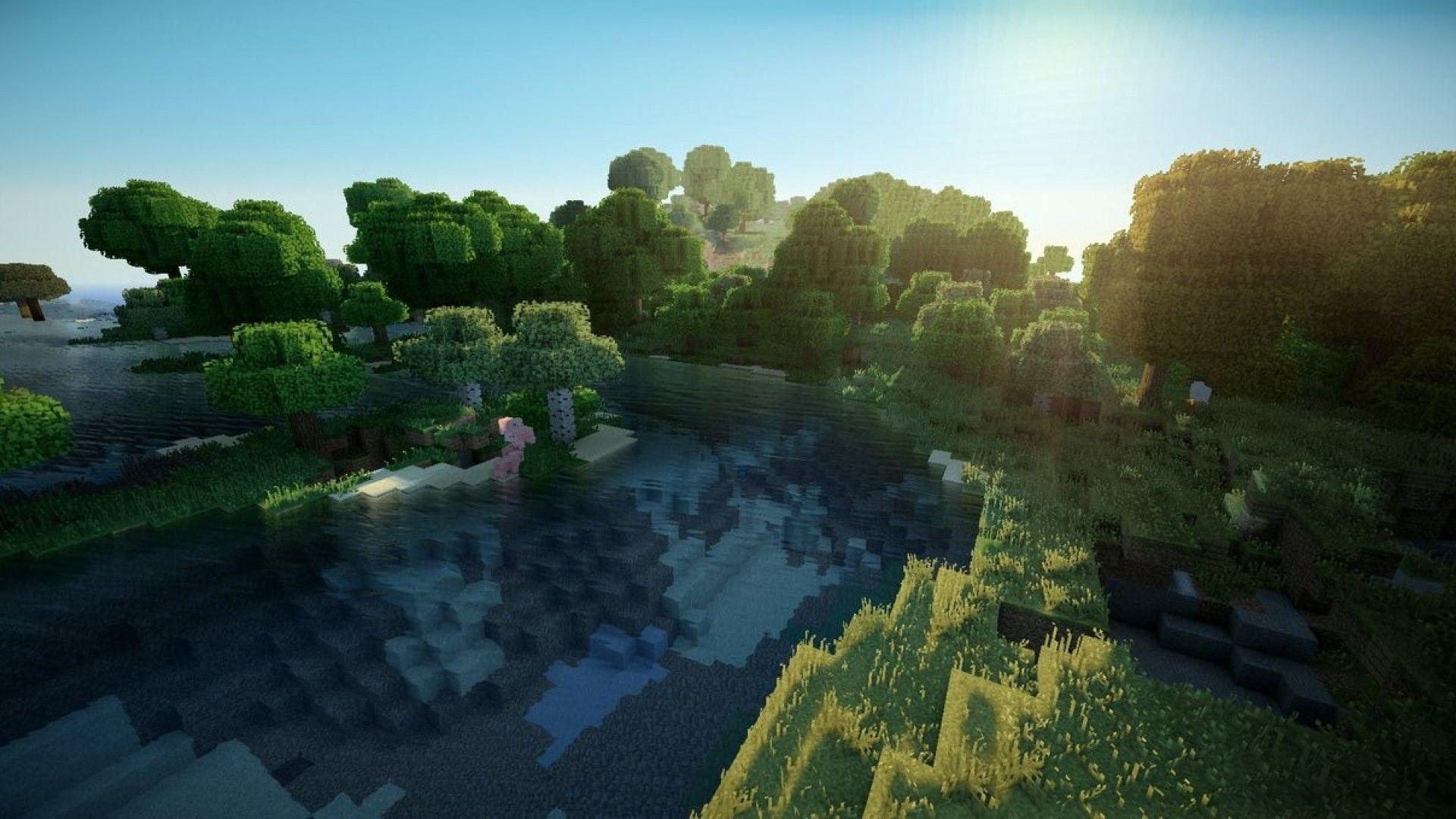 minecraft landscape Wallpapers