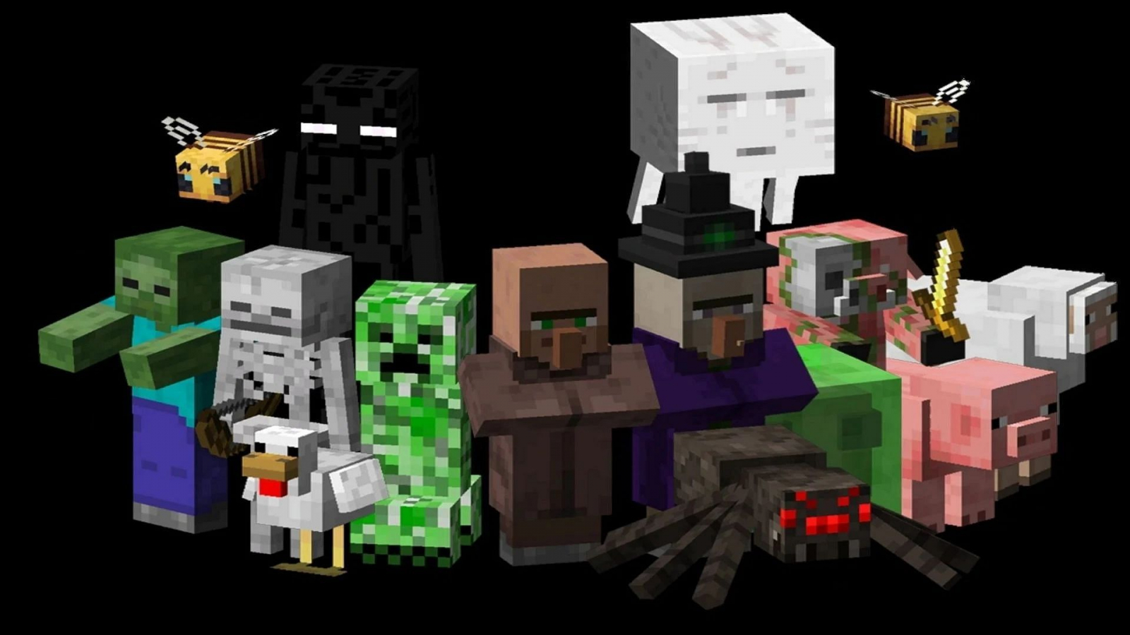 minecraft mobs Wallpapers