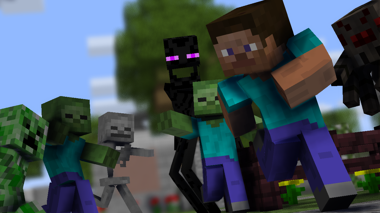 minecraft mobs Wallpapers