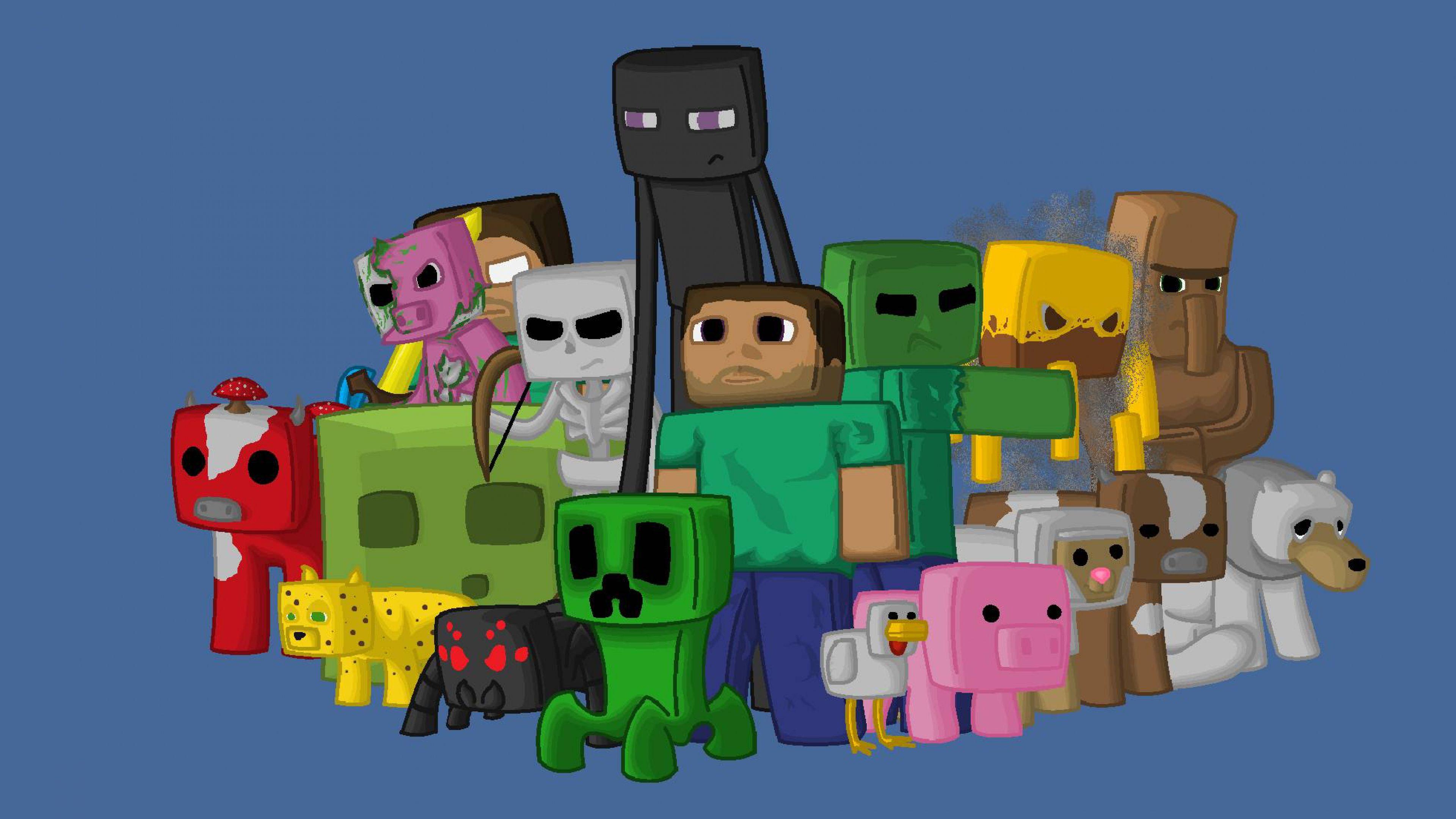 minecraft mobs Wallpapers