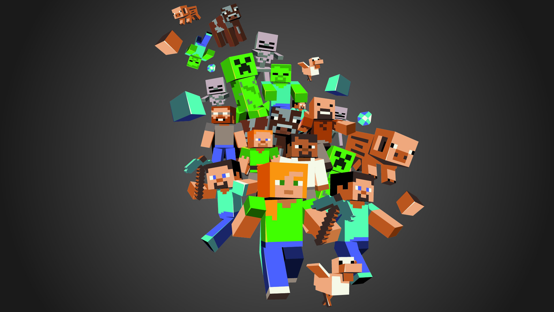 minecraft mobs Wallpapers