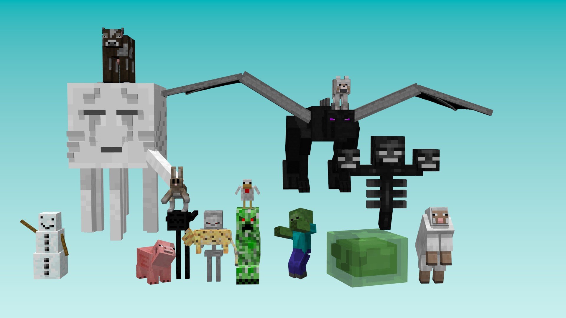 minecraft mobs wallpapers Wallpapers