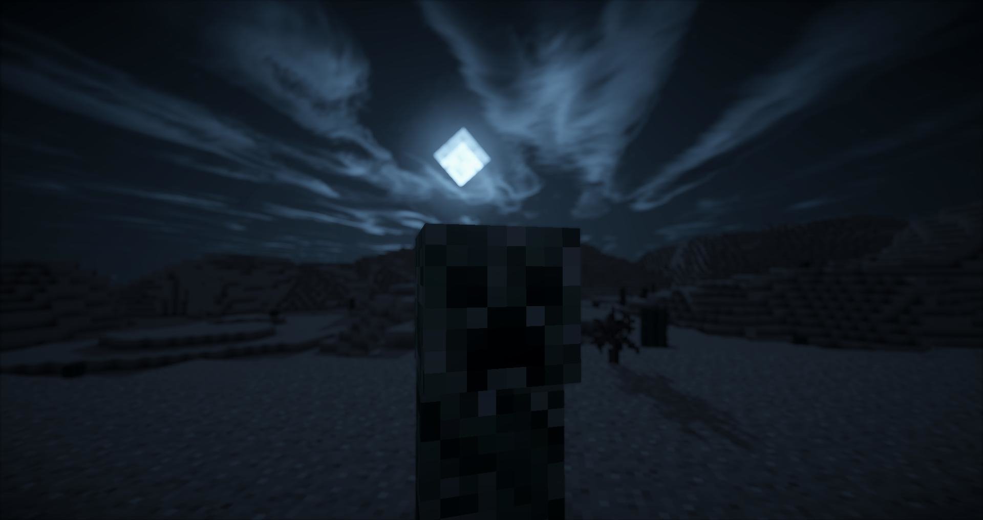 minecraft night Wallpapers