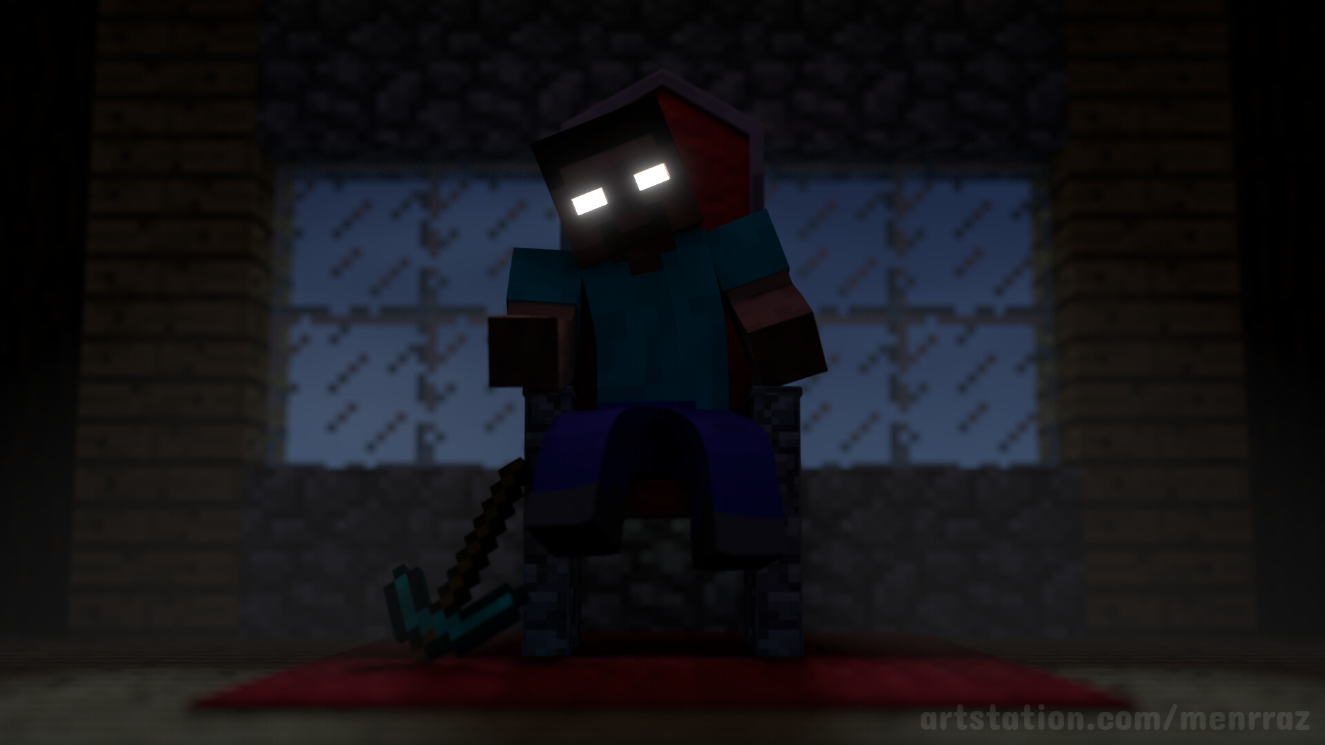 minecraft scary herobrine wallpapers Wallpapers