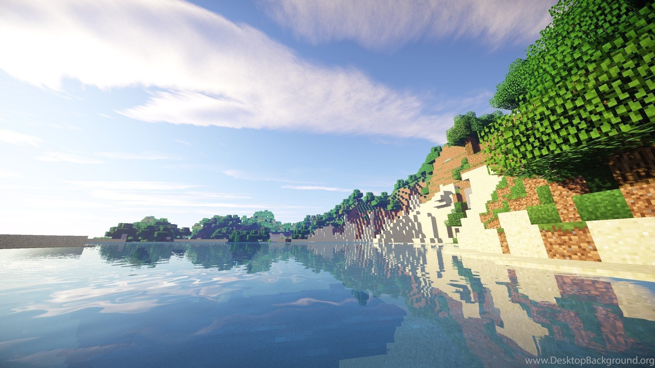 minecraft shaders Wallpapers