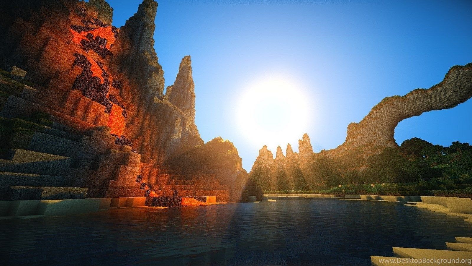 minecraft shaders Wallpapers