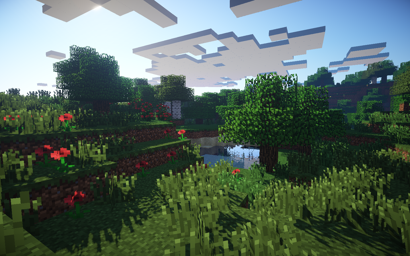 minecraft shaders Wallpapers