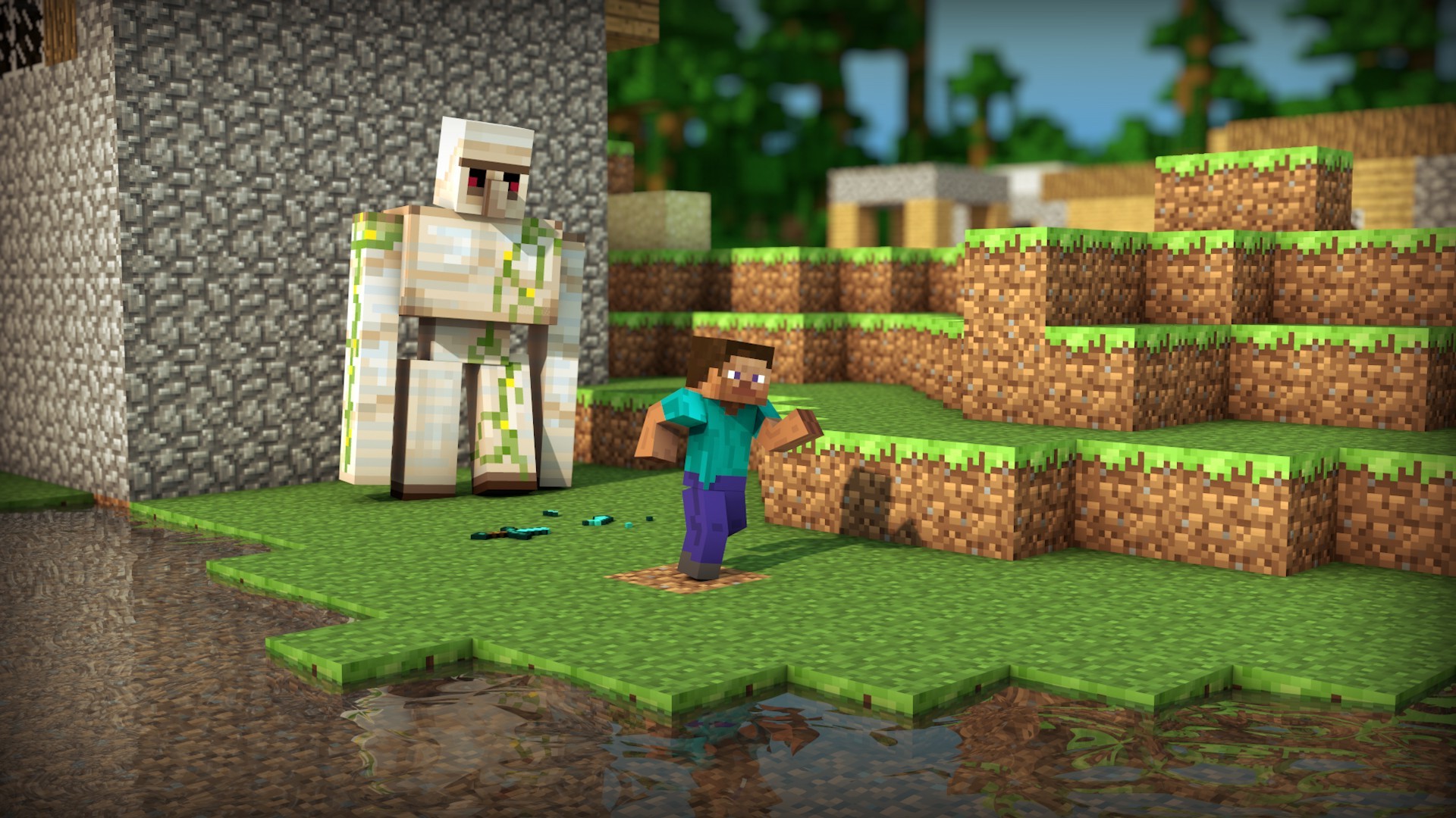 minecraft steve Wallpapers