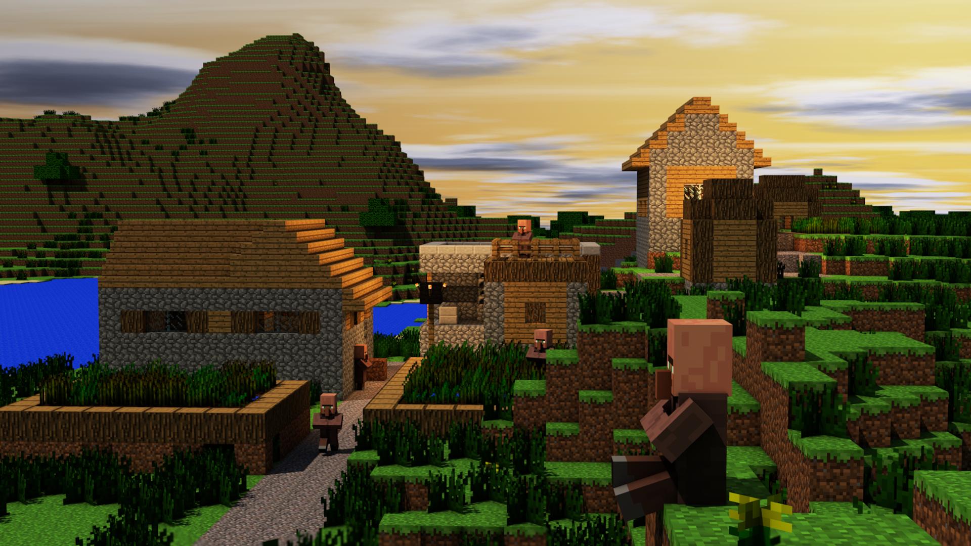 minecraft village wallpapers Wallpapers