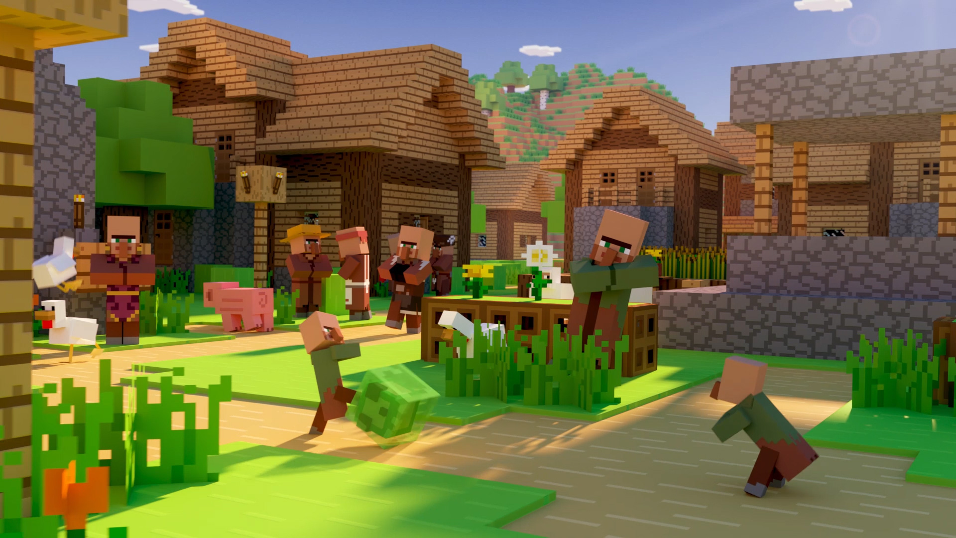 minecraft village wallpapers Wallpapers