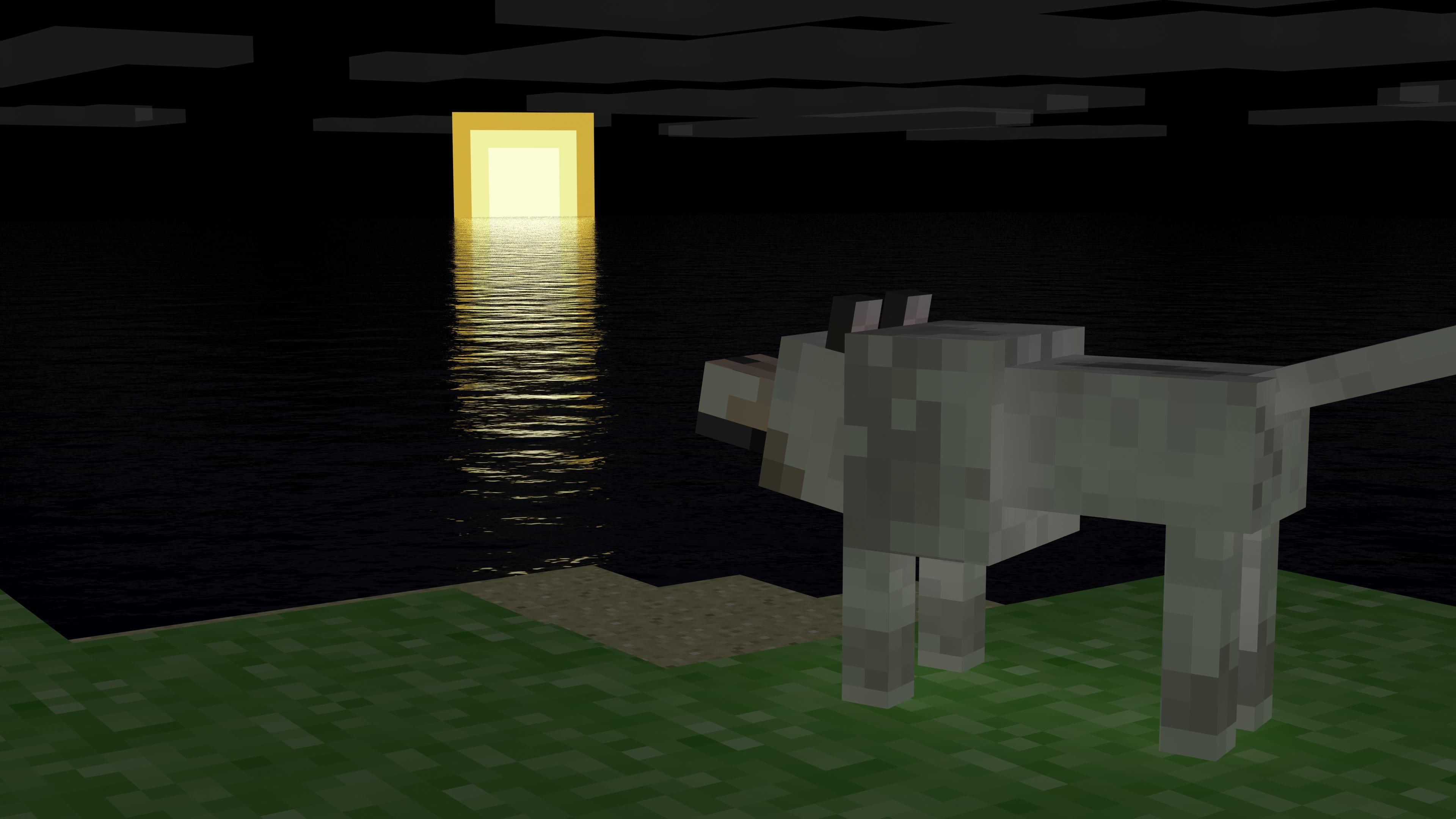 minecraft wolf Wallpapers