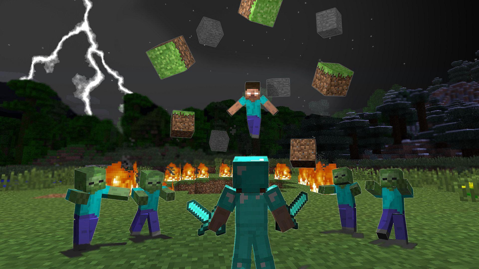 minecraft zombie Wallpapers