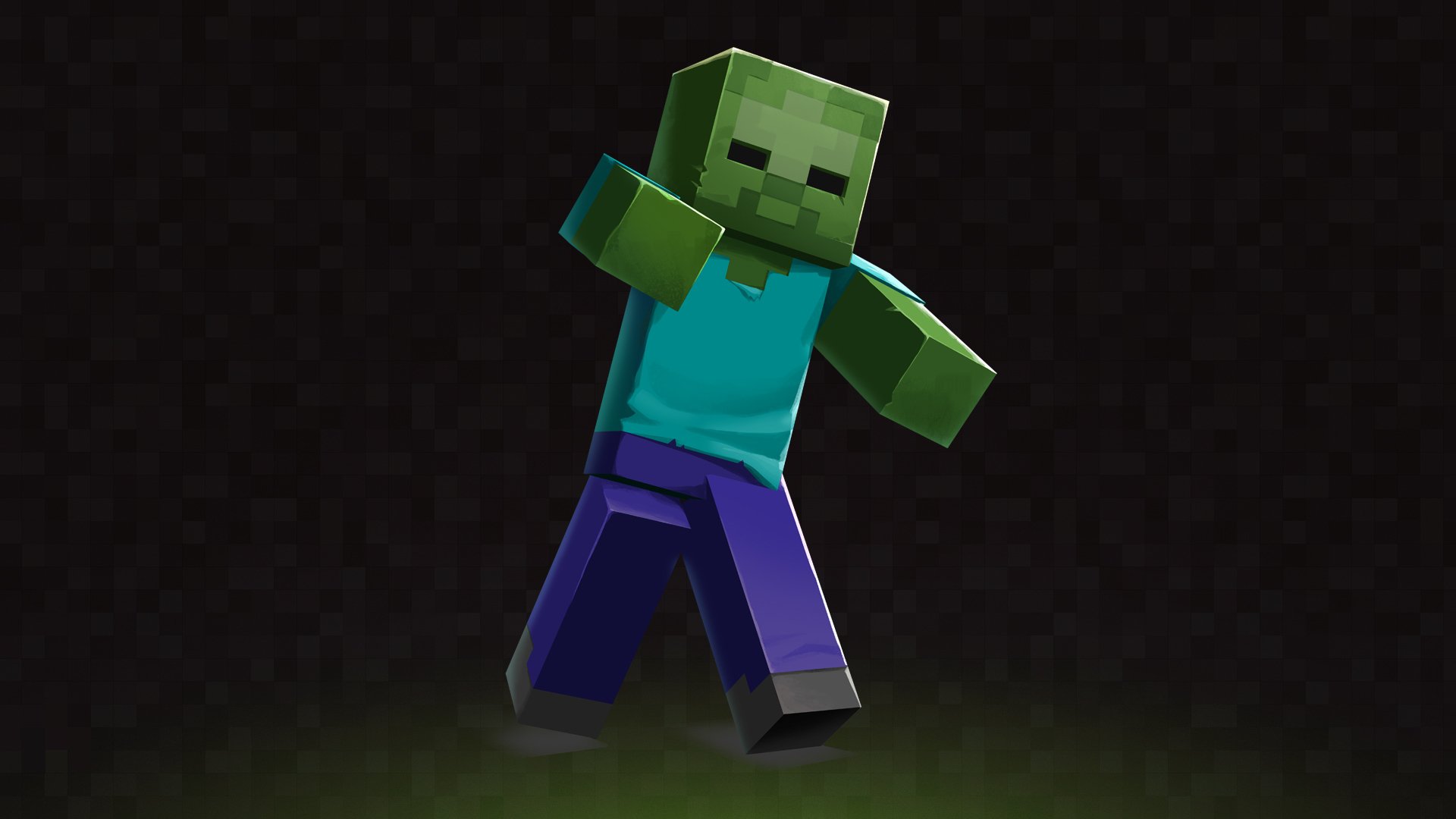 minecraft zombie Wallpapers