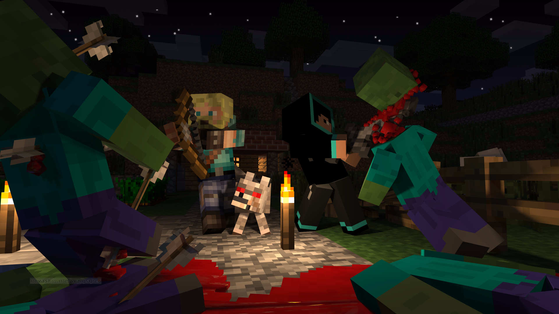 minecraft zombie wallpapers Wallpapers