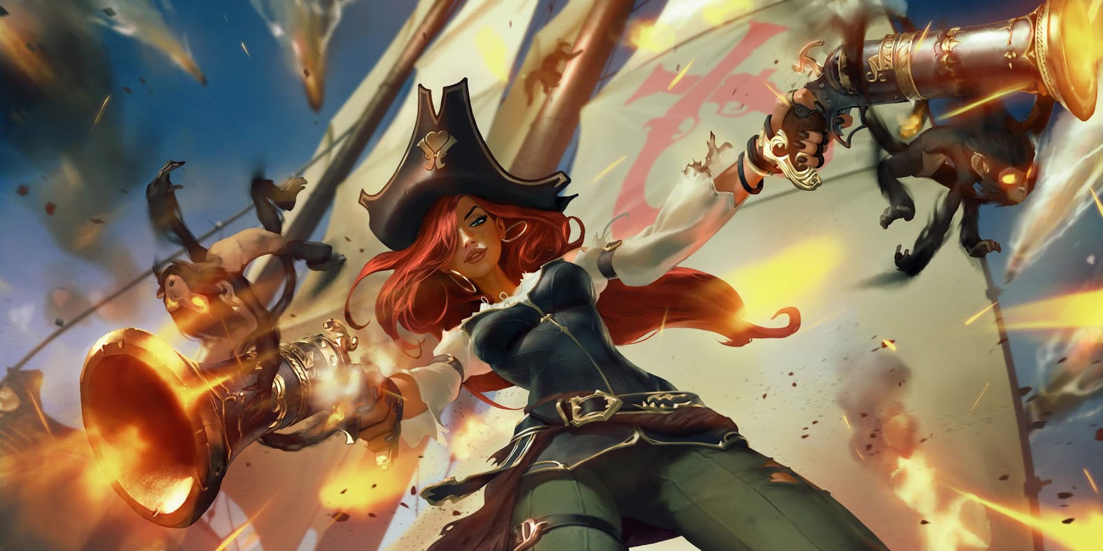 Miss Fortune and Illaoi League of Legends Wallpapers