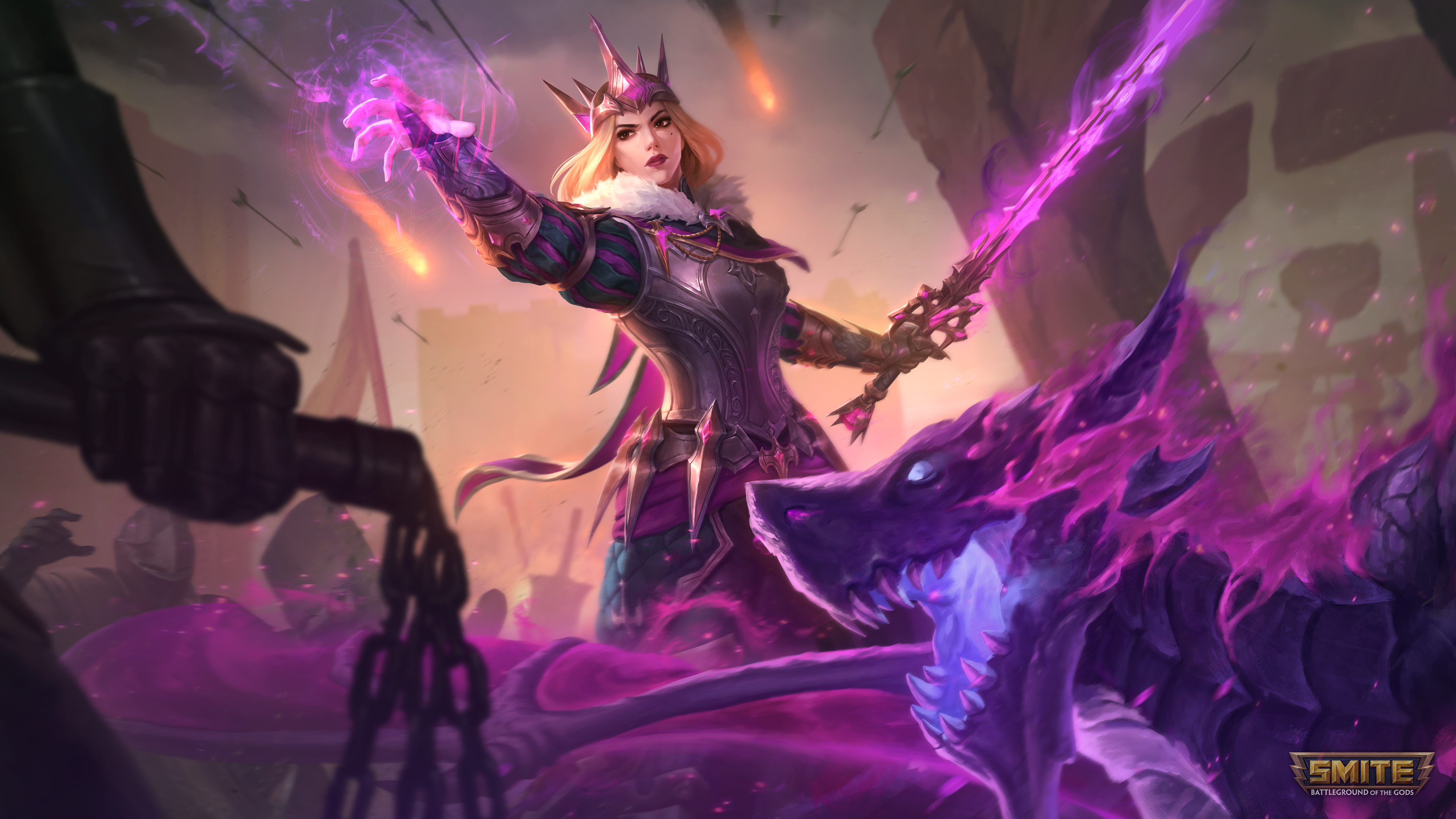 Morgan le Fay Smite Wallpapers