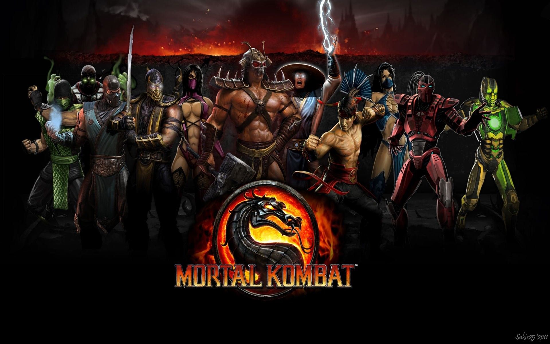 mortal kombat 2 logo Wallpapers