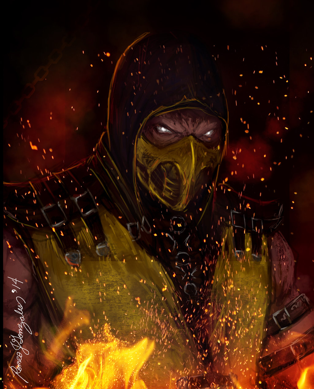 mortal kombat x scorpion wallpapers Wallpapers