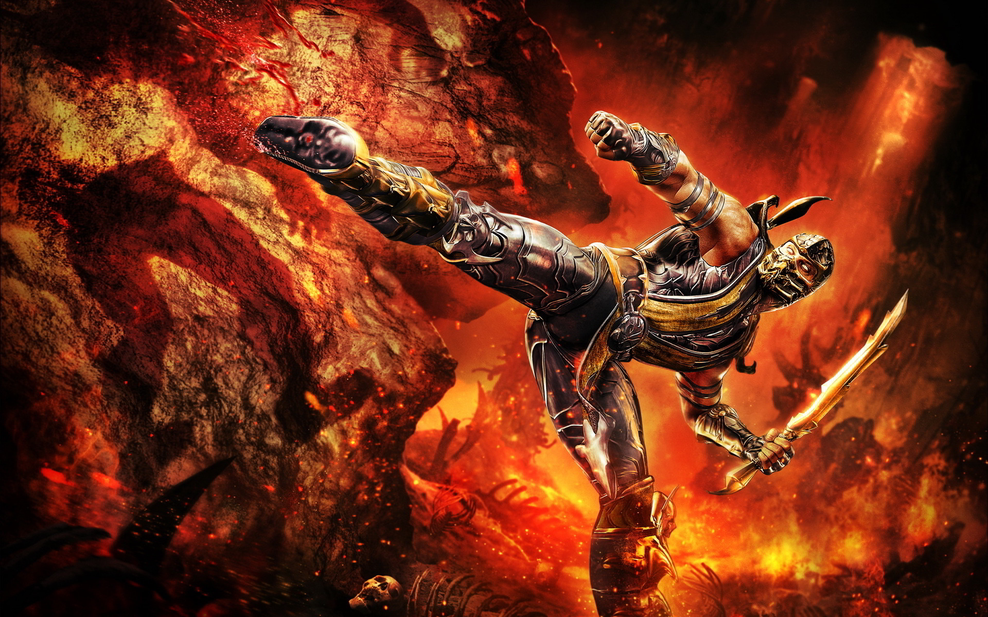 mortal kombat x scorpion wallpapers Wallpapers