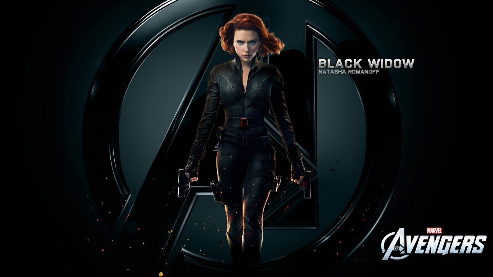 Natasha Romanoff as Black Widow in Marvel Super War Wallpapers