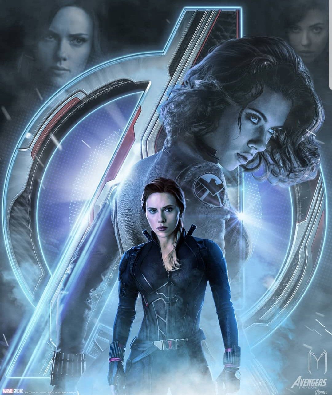 Natasha Romanoff as Black Widow in Marvel Super War Wallpapers