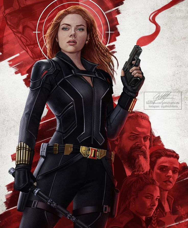 Natasha Romanoff as Black Widow in Marvel Super War Wallpapers