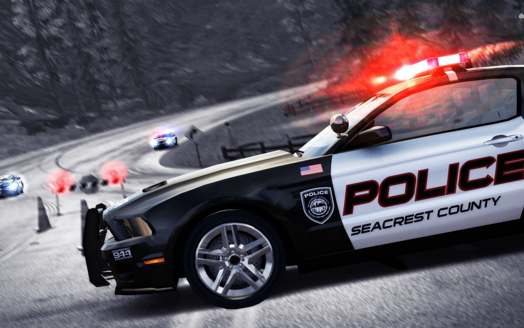 Need for Speed Hot Pursuit Police Chase Wallpapers