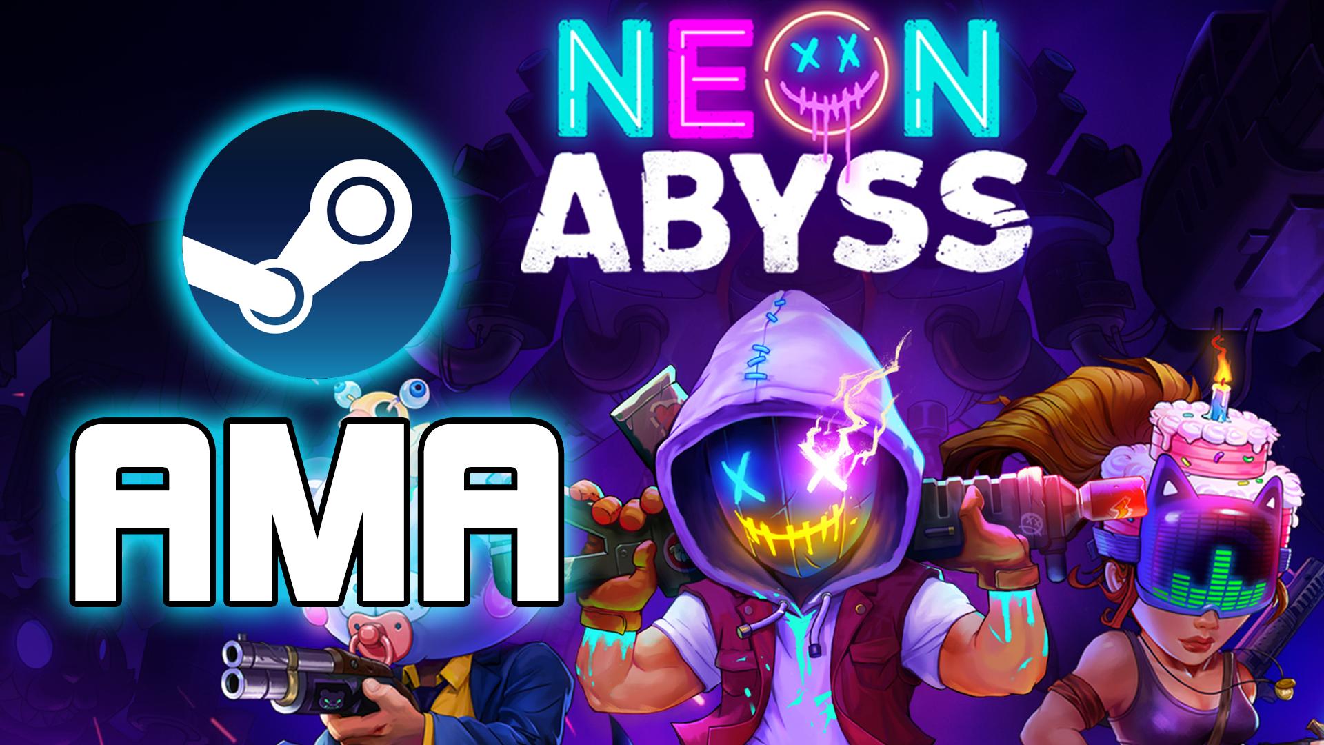 Neon Abyss Wallpapers