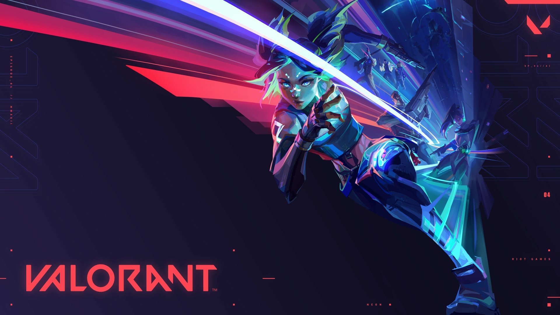 Neon Phoenix Valorant Wallpapers