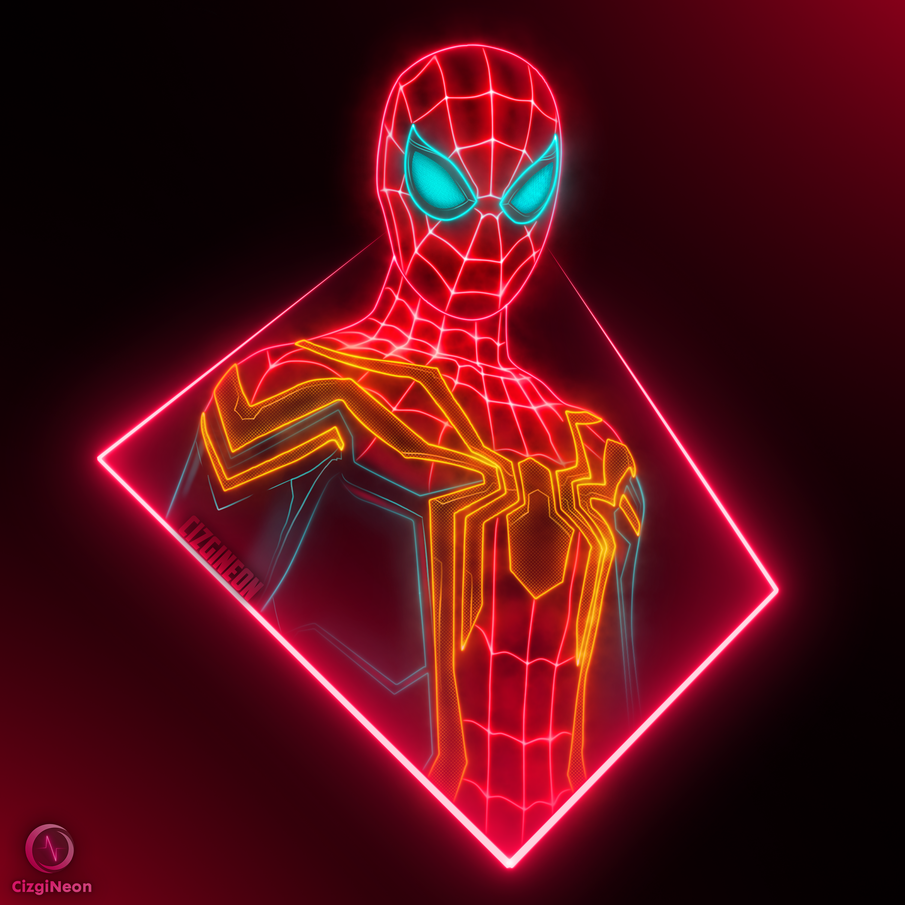 Neon Spider Man Wallpapers