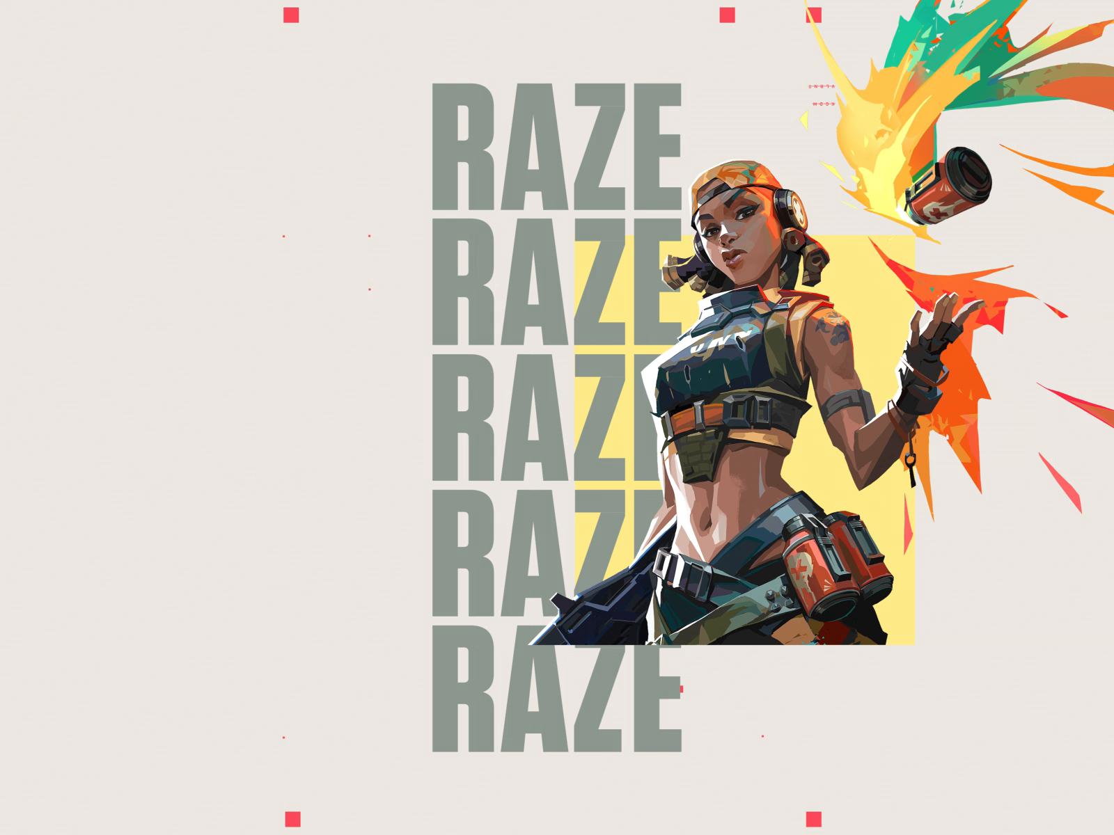 New Raze Skin Valorant 2020 Wallpapers
