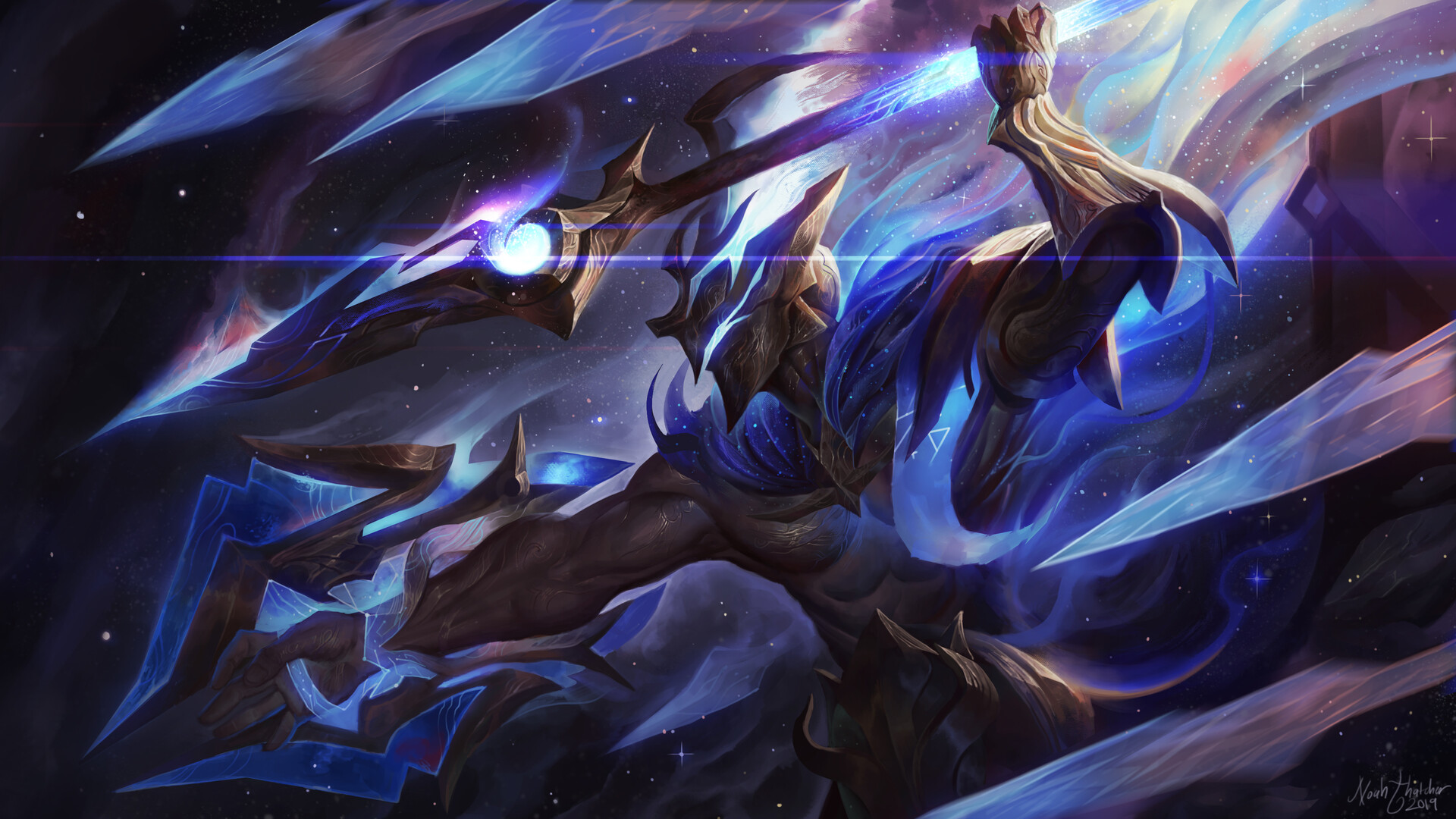 Pantheon &amp; Aurelion LoL Gaming Wallpapers