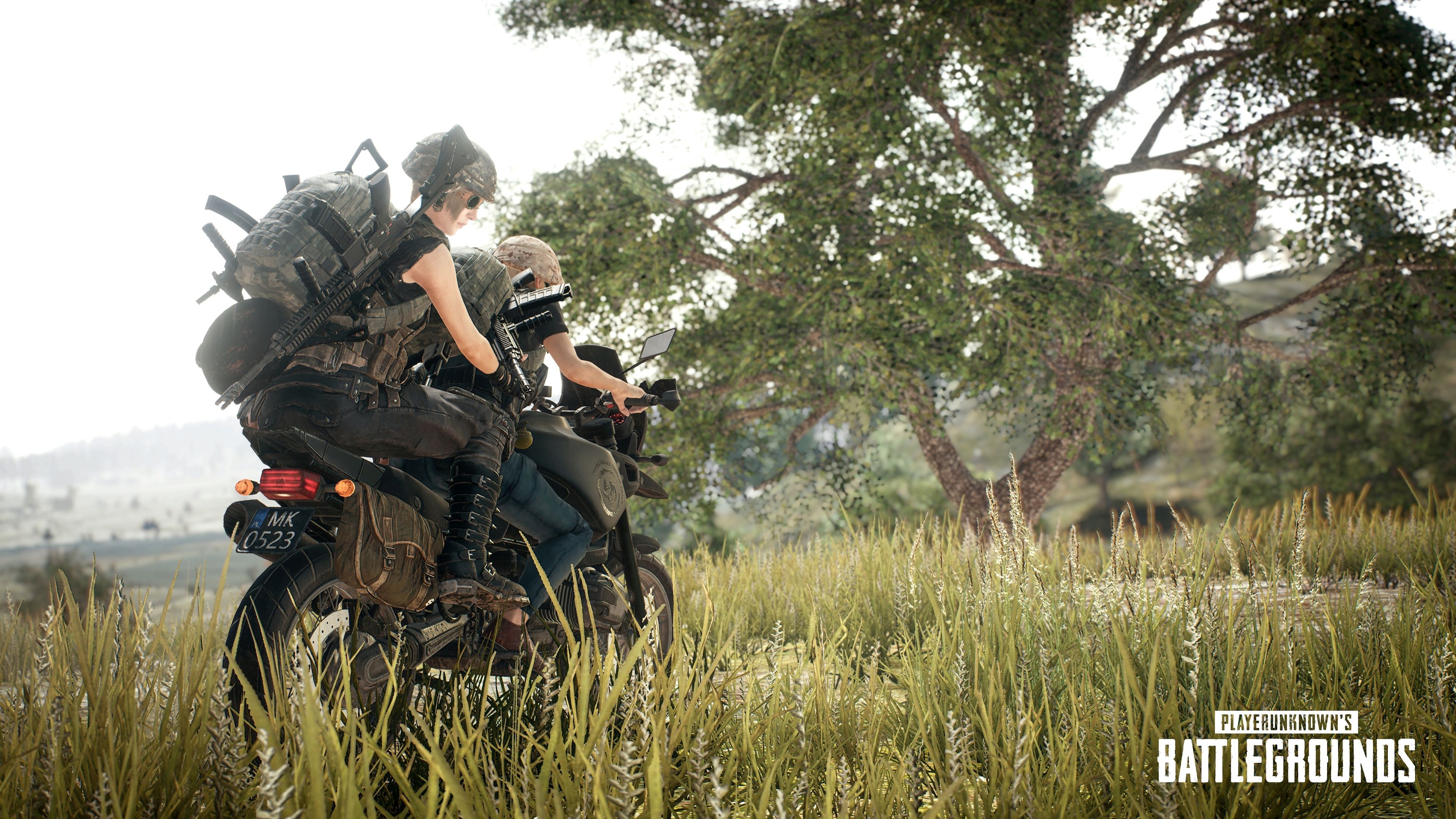 Playerunknown's Battlegrounds Biker Wallpapers