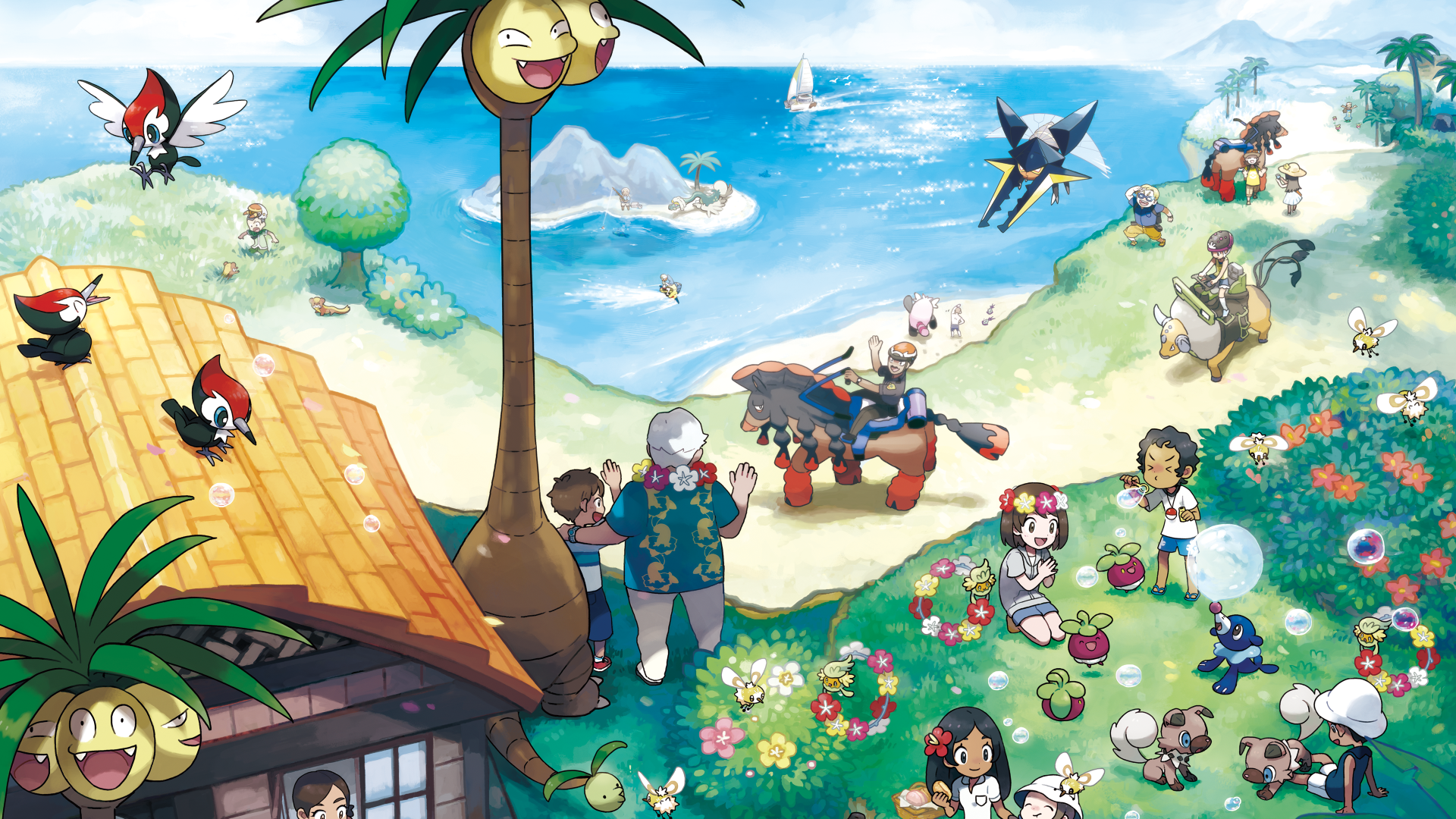 Pokemon Ultra Sun and Ultra Moon Wallpapers