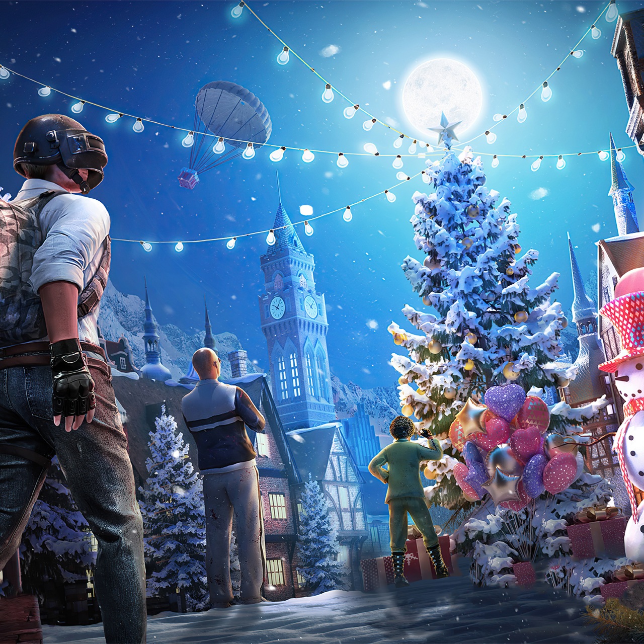 PUBG Game Squad Christmas Wallpapers