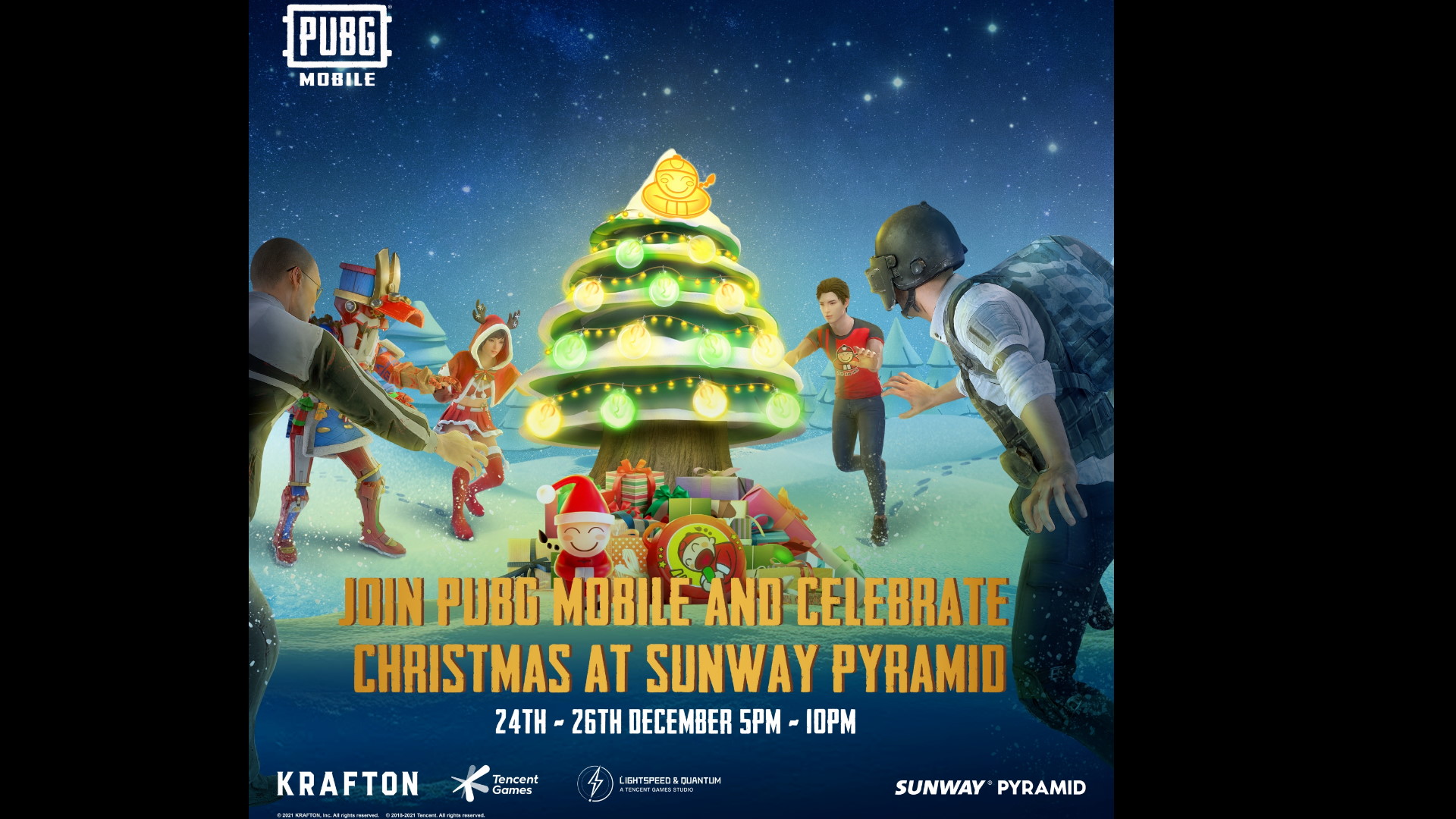 PUBG Mobile Christmas Wallpapers