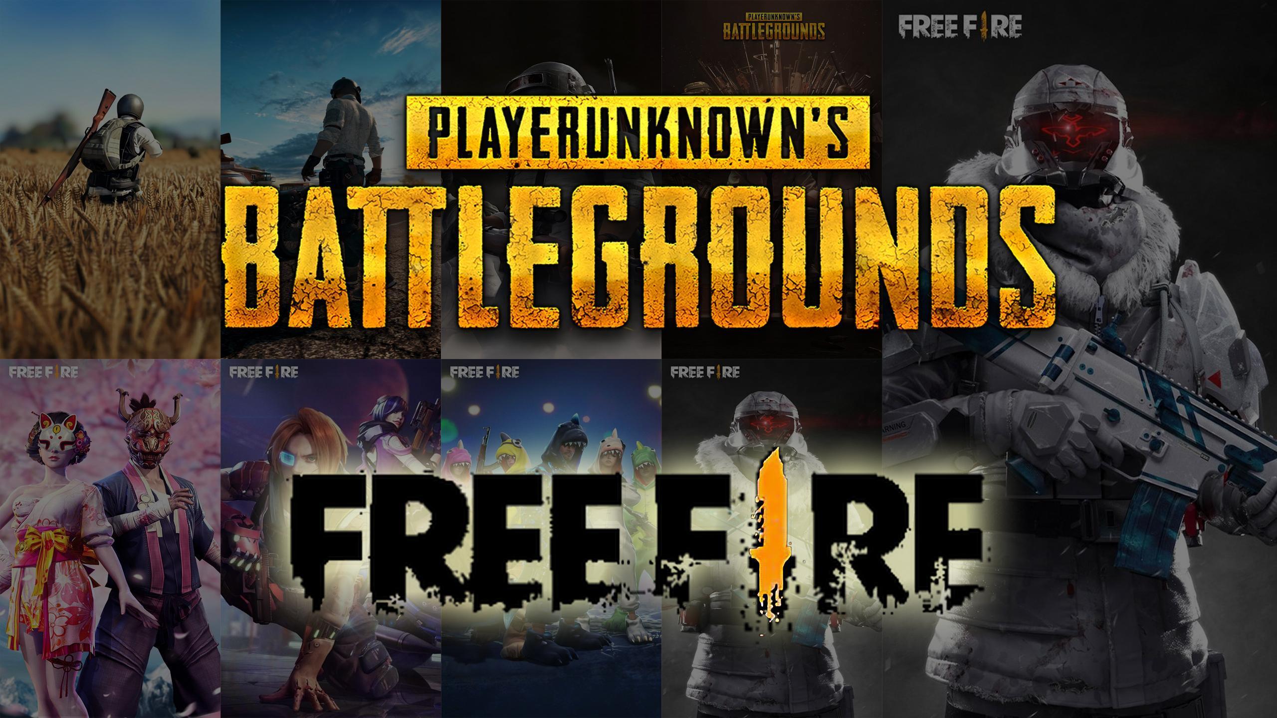 Pubg x Free Fire Wallpapers