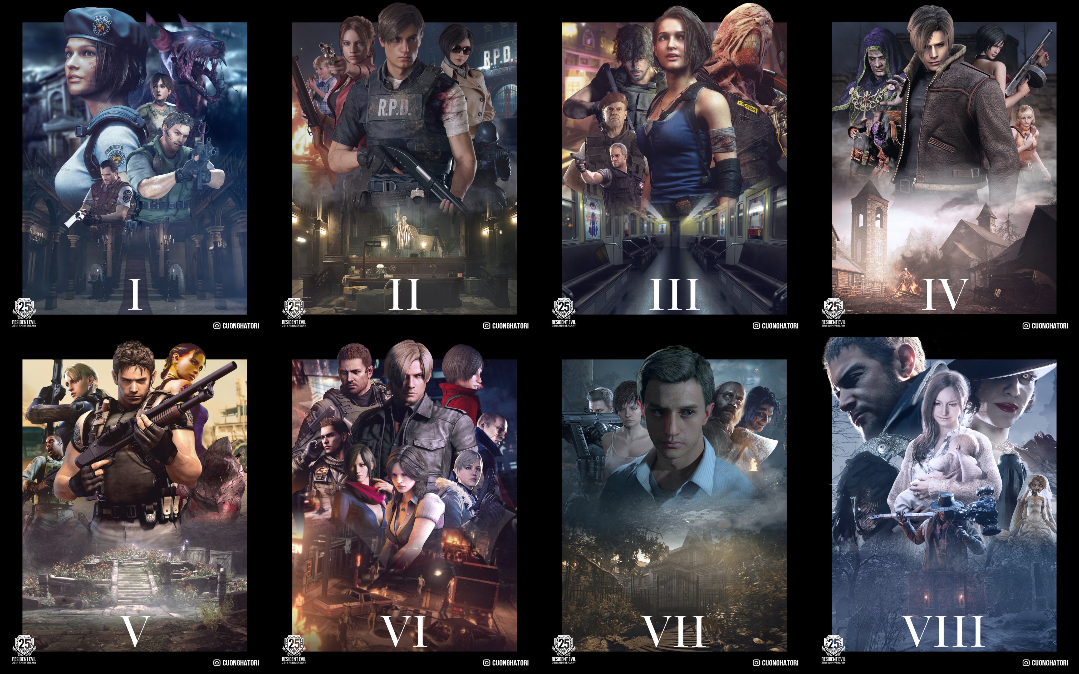 Resident Evil 25th Anniversary Wallpapers