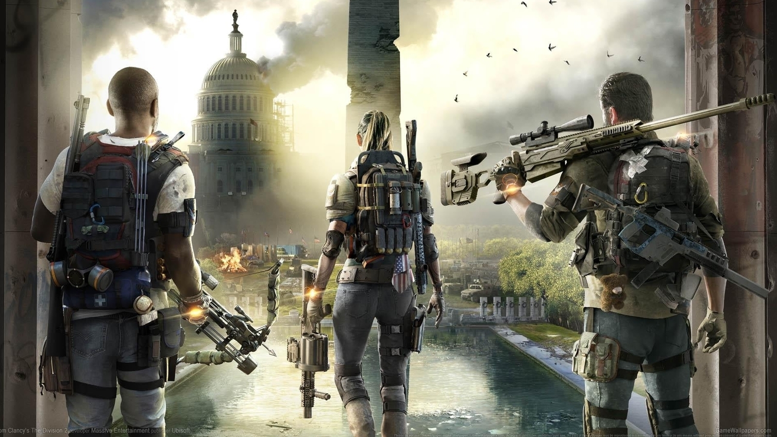 Resident Evil x Tom Clancys The Division 2 Wallpapers