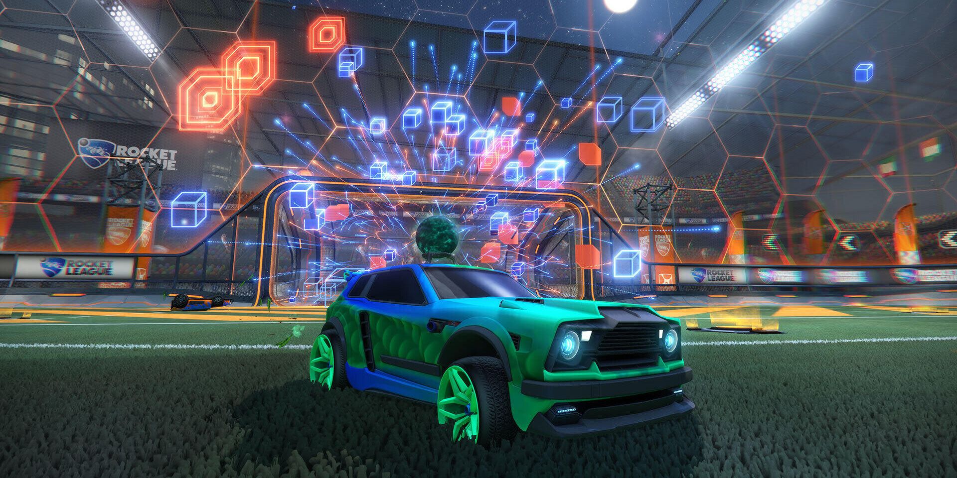 Rocket League Green Car Wallpapers
