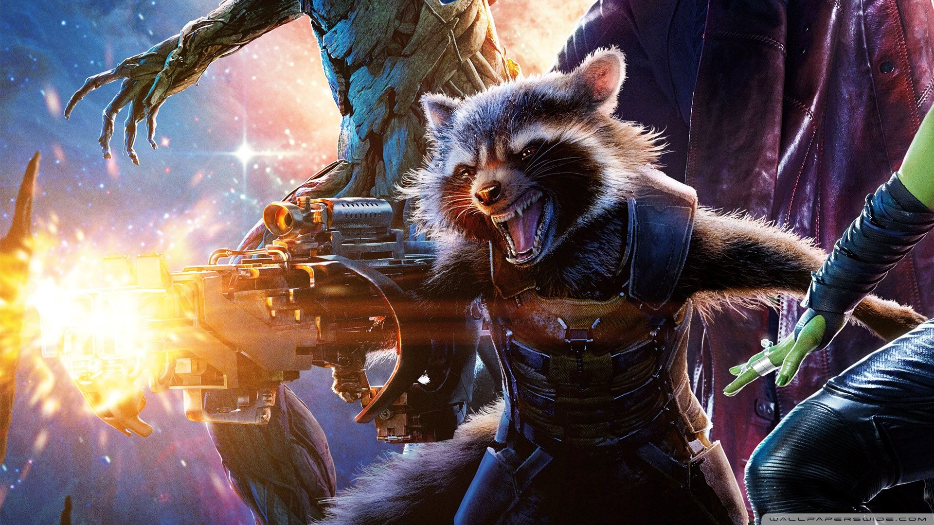 Rocket Raccoon Guardians Of The Galaxy Gaming Wallpapers