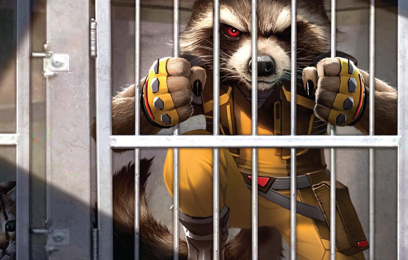 Rocket Raccoon Guardians Of The Galaxy Gaming Wallpapers